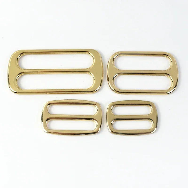 15/500Pcs 25/32/38/50mm Metal Tri Glide Slider Buckles Webbing Straps Adjuster Ring Buckle for Bag Strap DIY Hardware Accessories