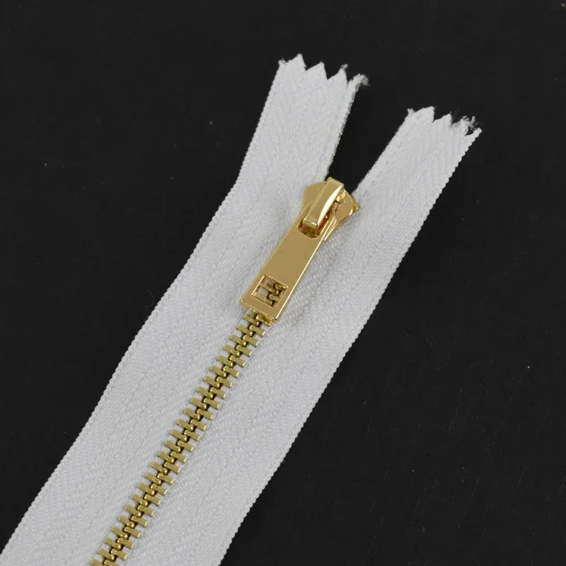15/400Pcs 3# Metal Zippers 15/20/25/30cm Close-End Zipper Clothing Pocket Decoration Zips Closure Zip for Sewing Repair Kit