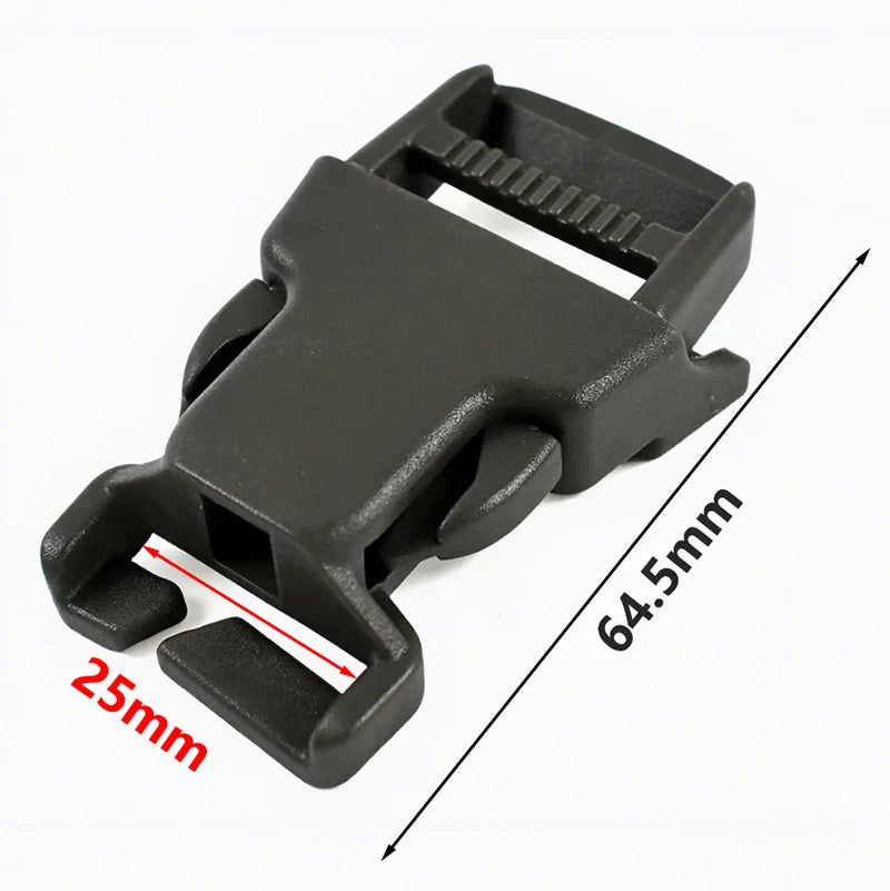 20/600Pcs 20/25/38mm Dog Collar Easy Install Plastic Buckles Webbing Strap Quick Side Release Buckle Belt Holder Adjust Hasp Clasp