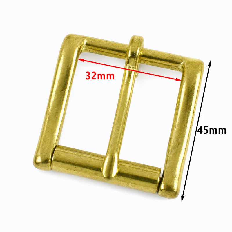 3/100Pcs 13-38mm Stainless Steel Brass Belt Roller Buckle Single Pin Heel Bar Buckles Leather Craft Bag Strap Webbing Hardware