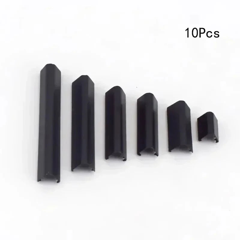 30/800Pcs 10-60mm Metal Tail Clip Buckles for Strap Suspenders Belt Tails End Lock Wallet Leather Cord Stopper DIY Accessories