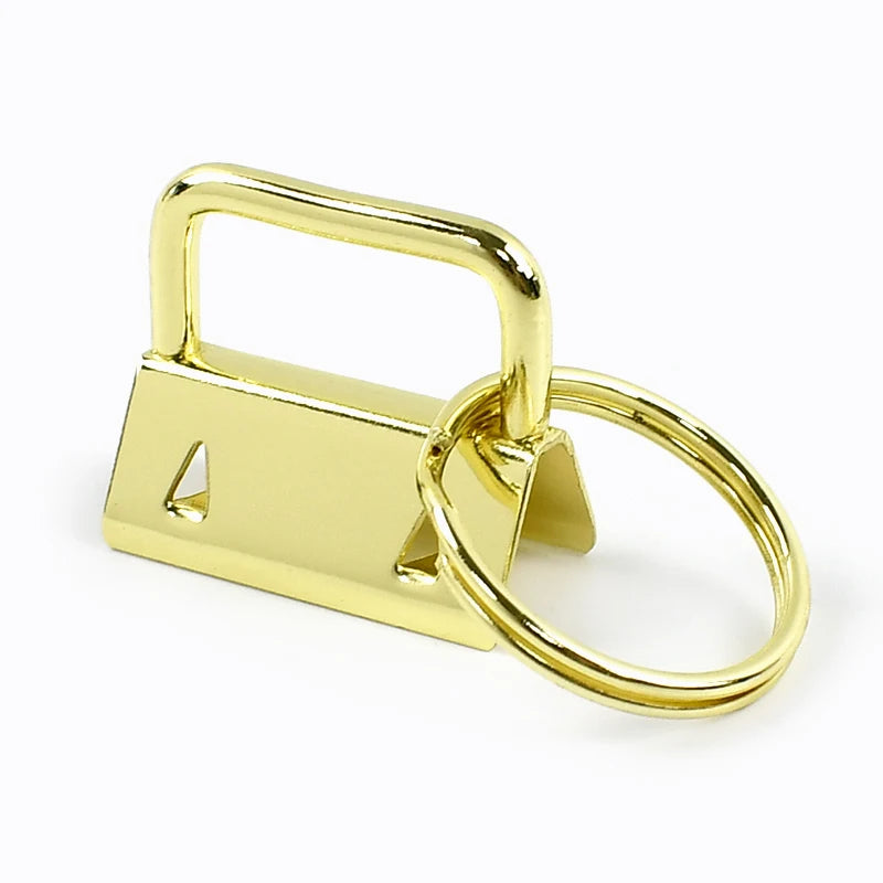 15/500Pcs Meetee 20/26/32mm Metal Keychain Tail Clip for Bag Handbags Belt Webbing End Connector Key Rings Hardware Accessories