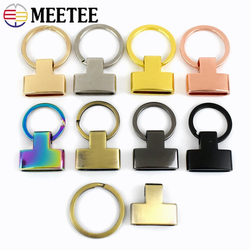 8/200Pcs 20/24mm Metal Ring Buckles O Rings for Keychain Bag Strap Connector Clasp Webbing Clip DIY Craft Hardware Accessories