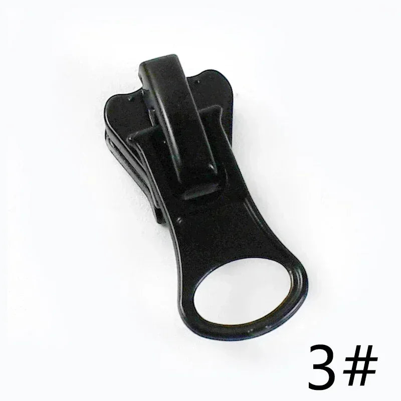 30/1000Pcs 3# 5# 8# 10# 15# Zipper Sliders for Resin Zippers Bag Jacket Coat Zips Head Puller Repair Kit DIY Sewing Accessories