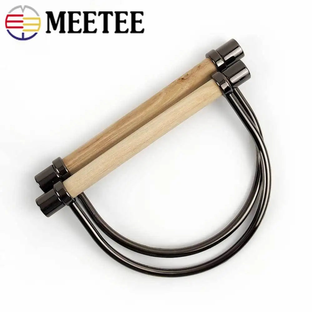 2/70Pcs Meetee 148mm Metal Bag Handles Buckles Handbag Strap Handle Clasp Clutch Lock Decoration Hardware Accessories DIY Leather Craft