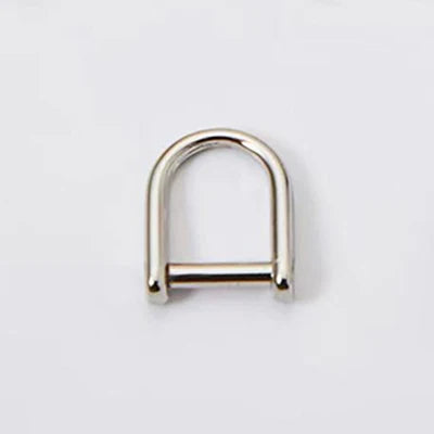 20/600pcs Meetee 8mm O D Ring Buckles Bag Belt Webbing Clothes Hanger Horseshoe Detachable Loop Buckle DIY Hardware Accessories