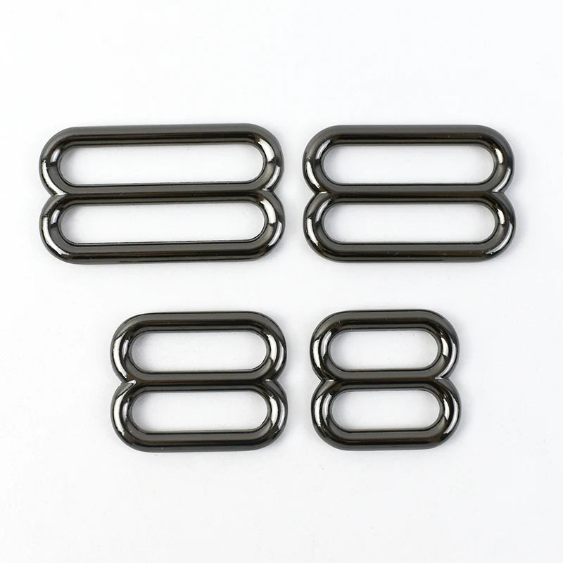 15/500Pcs 25/32/38/50mm Metal Tri Glide Slider Buckles Webbing Straps Adjuster Ring Buckle for Bag Strap DIY Hardware Accessories
