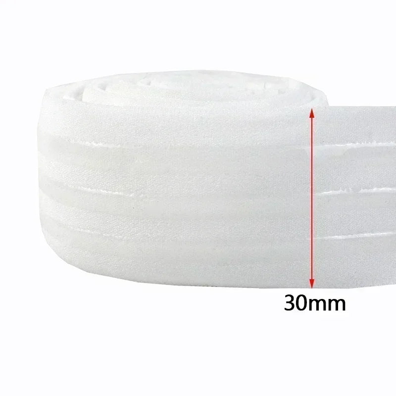 8/210M Meetee Black Silicone Elastic Bands Underwear Non-slip Rubber Tapes Waistband Belt Stretch Ribbon DIY Sewing Accessories