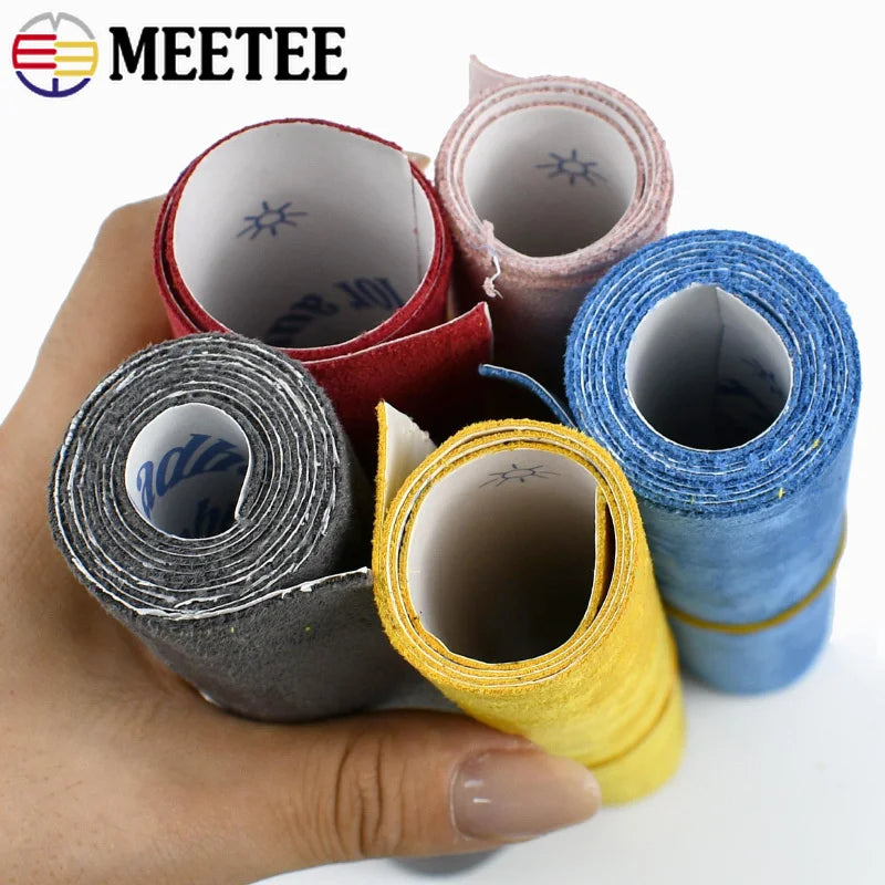 50/100*143cm Suede Self-adhesive Fabric Car Interior Trim Velvet Fabrics Synthetic Leather Cloth DIY Accessories