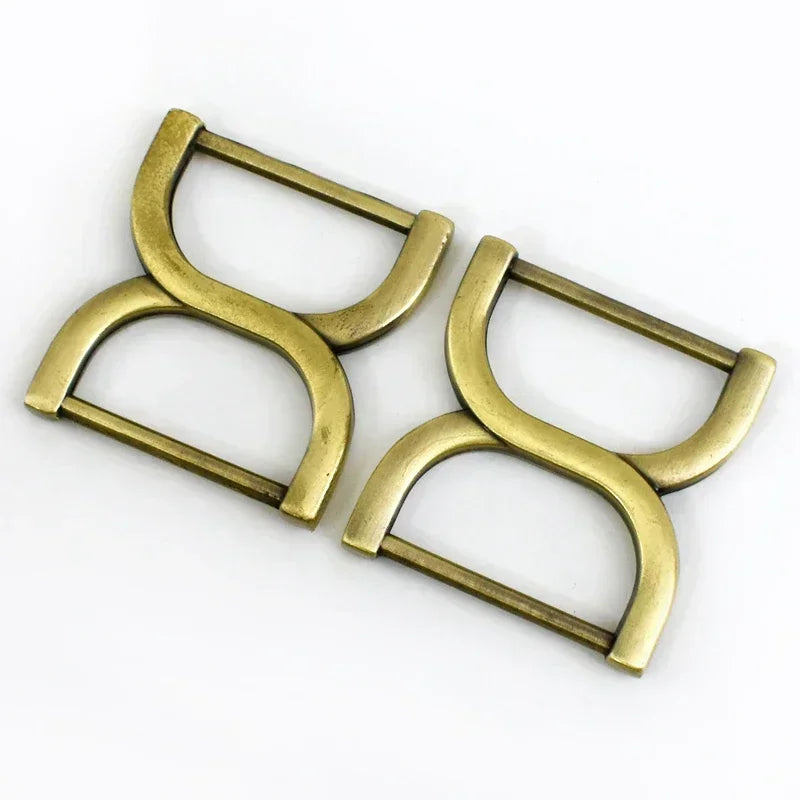 8/300Pcs Meetee 25mm Square Bag Buckles Shoes Garment Belt Buckle Clasp Handbag Strap Adjuster Snap Hooks DIY Accessories