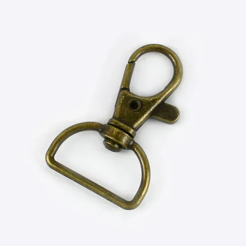30/1000Pcs 20mm/25mm Metal Buckles for Bag Strap Lobster Clasps Swivel Trigger Clip Snap Hook Webbing Hanger Keychain Accessories