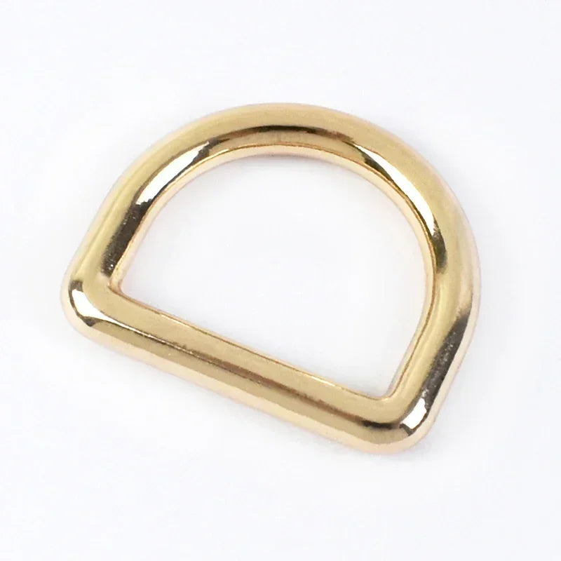 20/600Pcs 10-38mm Metal D Ring Buckles Strap Connectors for Luggage Dog Collars Backpacks Belts Webbing Leather Handbags Repair