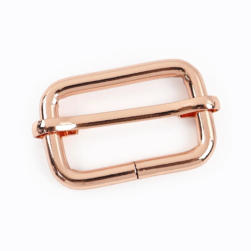 20/600Pcs 16-50mm D Ring Tri-glide Adjust Roller Pin Buckle Slider Clasp Handbag Bag Strap Web Connector Hook Hardware Accessoies