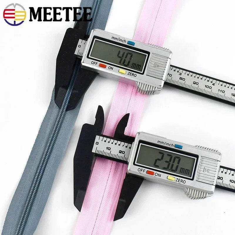 30/500Pcs 18-70cm 3# Invisible Nylon Zippers Tapes Closed End Zips for Clothings Bags Pillow Coil Zipper Handmade Sewing Accessories