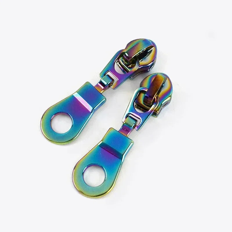 15/500Pcs 5# Zipper Slider for Nylon Zippers Tape Bag Zips Closure Head Puller Suitcase Zipp Repair Kit Sewing Accessories