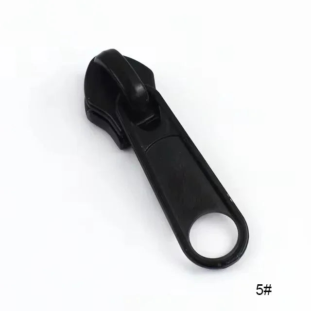 30/500Pcs Nylon Zip Slider Puller Reversed Zipper Head for Invisible Waterproof Zippers Luggage Coat DIY Sewing Accessories