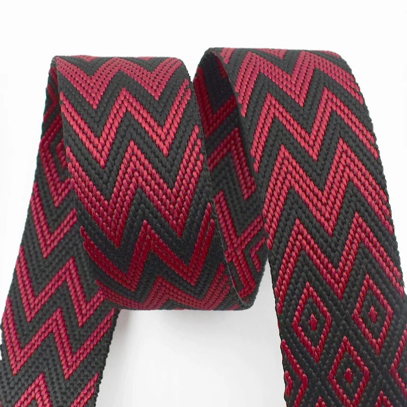 5/150M 2.2mm Thick 38/50mm Polyester Jacquard Webbing Canvas Ribbon for Strap Belt Tape Bag Backpack DIY Sewing Biasband Accessories