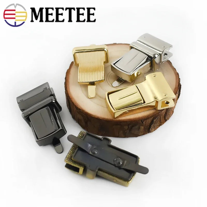 5/120Pcs 21x37mm Handbag Metal Lock Clasp Closure Bag Buckle Twist Turn Locks Snaps for DIY Replacement Bags Purse Accessories