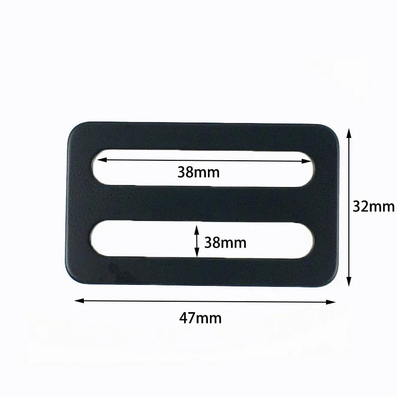 20/100Pcs 20-50mm Stainless Steel Tri-Glide Buckles Strap Slider Rings for Backpack Bag Belt Webbing Adjuster Hardware Parts