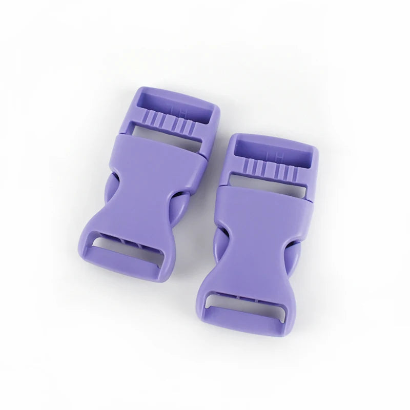 30/600Pcs Meetee 15-38mm Plastic Release Buckles Backpack Strap Hook Clip Safety Pet Collar Outdoor Luggage Webbing Accessories