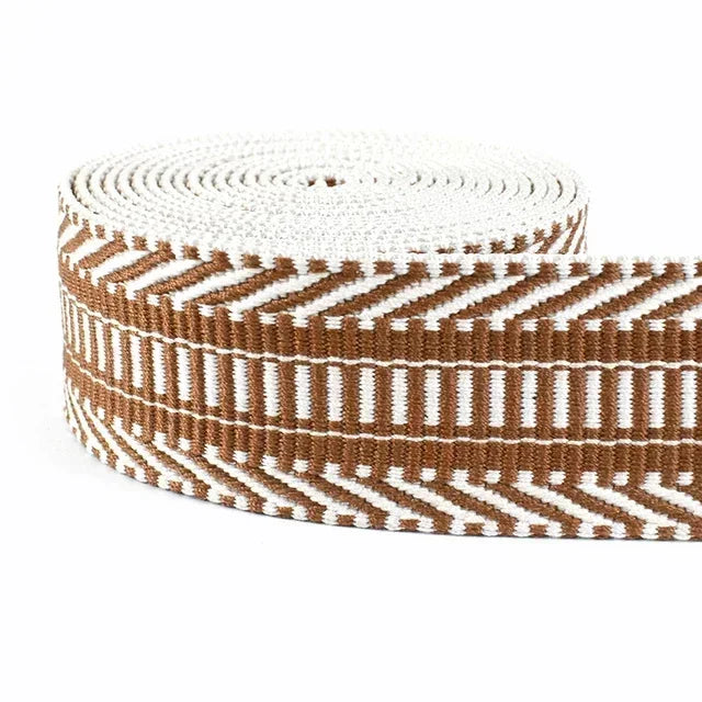 3/100Meters 38mm Thicken Polyester Jacquard Webbing Tape Luggage Decorative Belt Ribbon DIY Bags Shoulder Strap Sewing Accessories