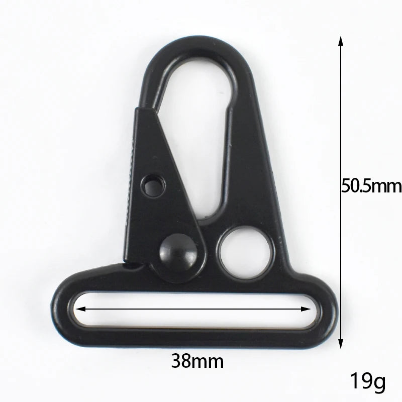 25/800Pcs Metal Buckle Carabiner Clip Webbing Backpack Strap Trigger Snap Hook Belt Outdoor Keychain Hanging Climbing Tool