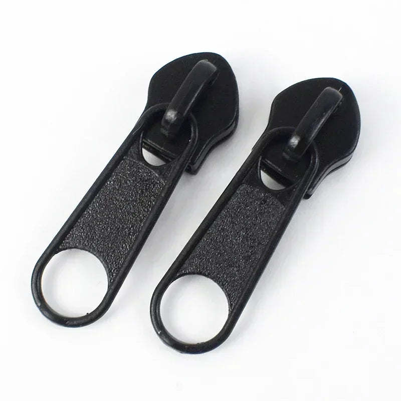 3# 5# Nylon Zipper Slider 30/1200Pcs Colorful Zip Pull Head Clothing Zippers Puller Backpack Closure Zips Sliders DIY Repair Kits
