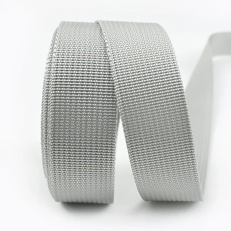 8/200Meters 20-50mm Thick 1mm Nylon Webbing Tape Trimming Safety Belt Knapsack Strap Ribbon DIY Bag Webbings Sew Band Accessory