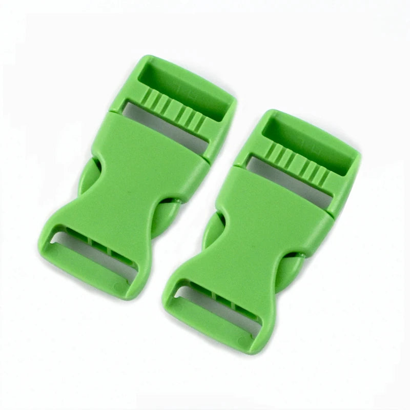 30/600Pcs Meetee 15-38mm Plastic Release Buckles Backpack Strap Hook Clip Safety Pet Collar Outdoor Luggage Webbing Accessories