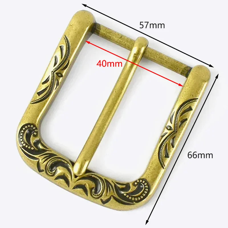 8/200Pcs 20/35/40mm Vintage Ancient Silver Brass Metal Belt Buckles Leather Waistband Adjust Pin Buckle Apparel Fastex Clasp Head