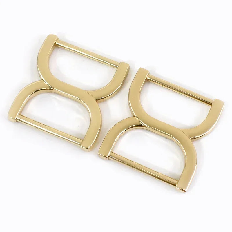 8/300Pcs Meetee 25mm Square Bag Buckles Shoes Garment Belt Buckle Clasp Handbag Strap Adjuster Snap Hooks DIY Accessories