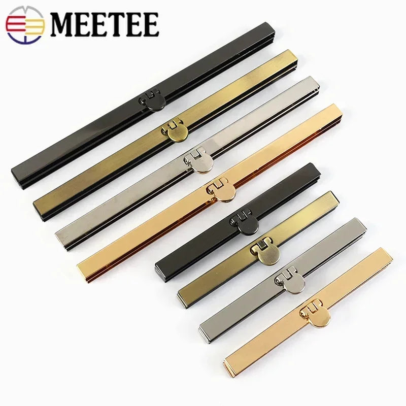 2/80Pcs Meetee 11.5/19cm Purse Frame Handle Metal Clasps for Wallet Making Women Clutch Kiss Clasp Lock DIY Bags Accessories