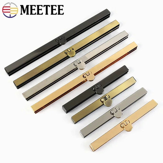 2/80Pcs Meetee 11.5/19cm Purse Frame Handle Metal Clasps for Wallet Making Women Clutch Kiss Clasp Lock DIY Bags Accessories