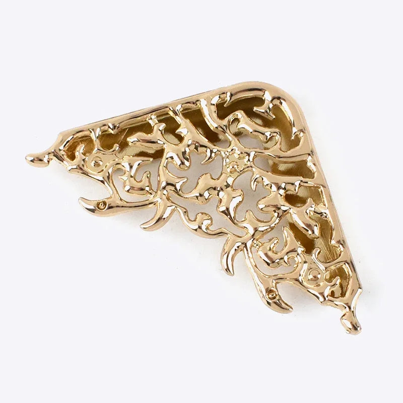10/500pcs Meetee Bag Edge Corner Metal Buckles Purse Handbag Edges Protection Decor Clip Clasp for Bags Hardware Accessories