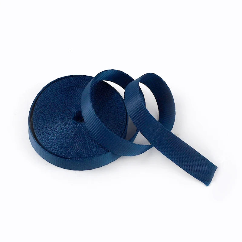 15/500Meters Meetee 10mm Colorful Nylon Webbing Ribbon Straps Bias Tape for Handmade Work Cards Strap Clothing Sewing Accessories