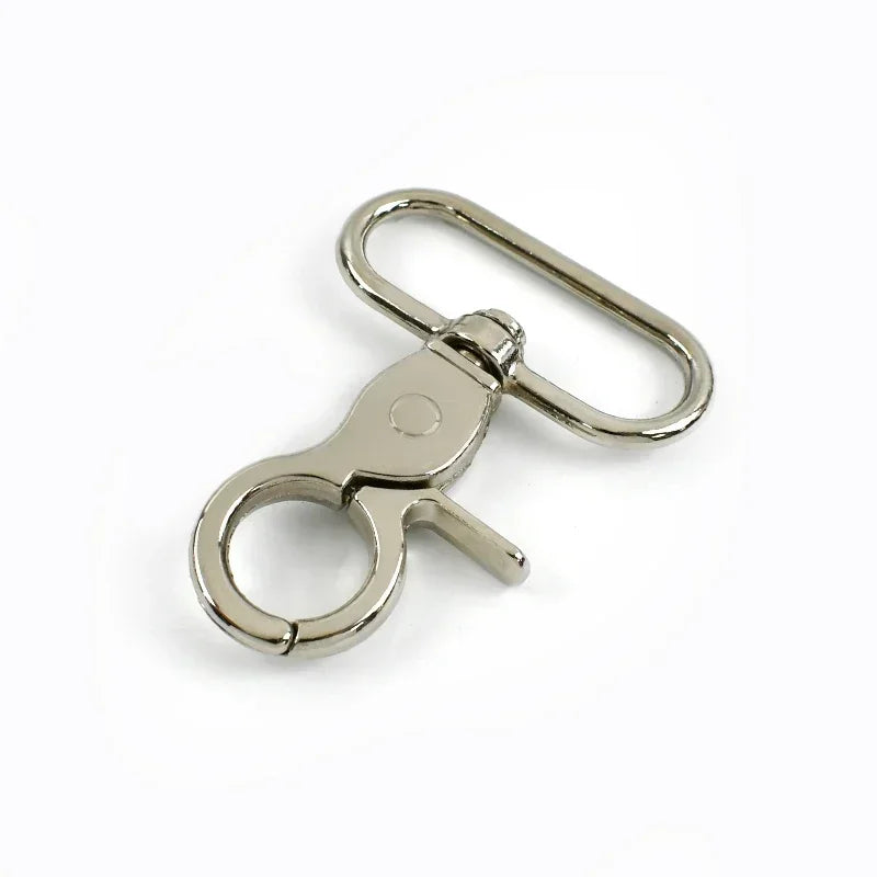 15/400Pcs 13-38mm Metal Buckles Swivel Lobster Clasp D Rings Tri Glide Slider Pin Buckle for Bags Strap DIY Hardware Accessories