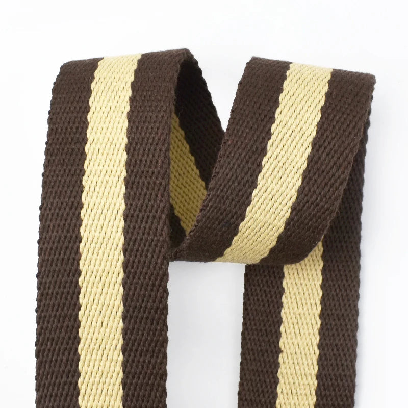 2/50Meters 38mm 2.5mm Thick Polyester Cotton Webbing DIY Sewing Jacquard Webbings Ribbons Clothes Bag Straps Hats Tapes