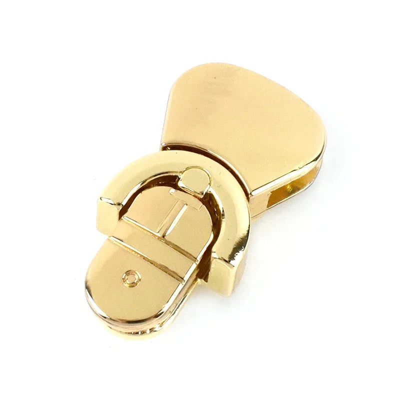 3/100pcs Meetee Metal Bag Locks Buckles Handbag Purse Closure Clasp Twist Turn Lock Hook DIY Decoration Hardware Accessories
