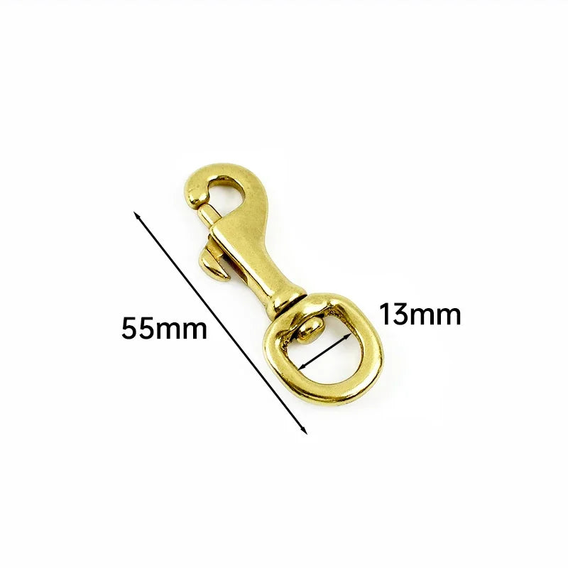 5/150Pcs Meetee 10-30mm Solid Brass Swivel Lobster Clasp Bag Strap Buckle Trigger Clip Snap Hook Dog Collar Keychain Accessories