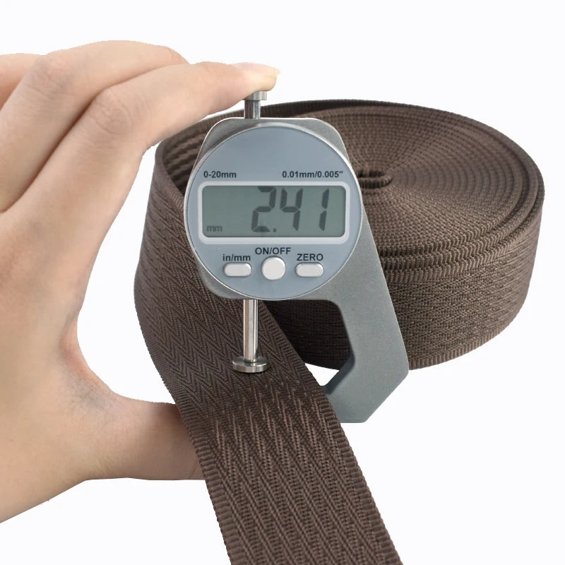 2/50M 38mm 2.4mm Thick Polyester Webbing Straps Bag Backpack Tape Band Pet Leash Knapsack Strapping DIY Sewing Accessories