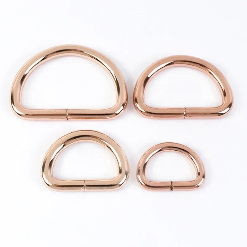 25/800Pcs Metal Bags Buckle 16-50mm Rectangle D Ring Webbing Belt Connect Hook Buckles Handbag Strap Clasp DIY Hardware Accessories