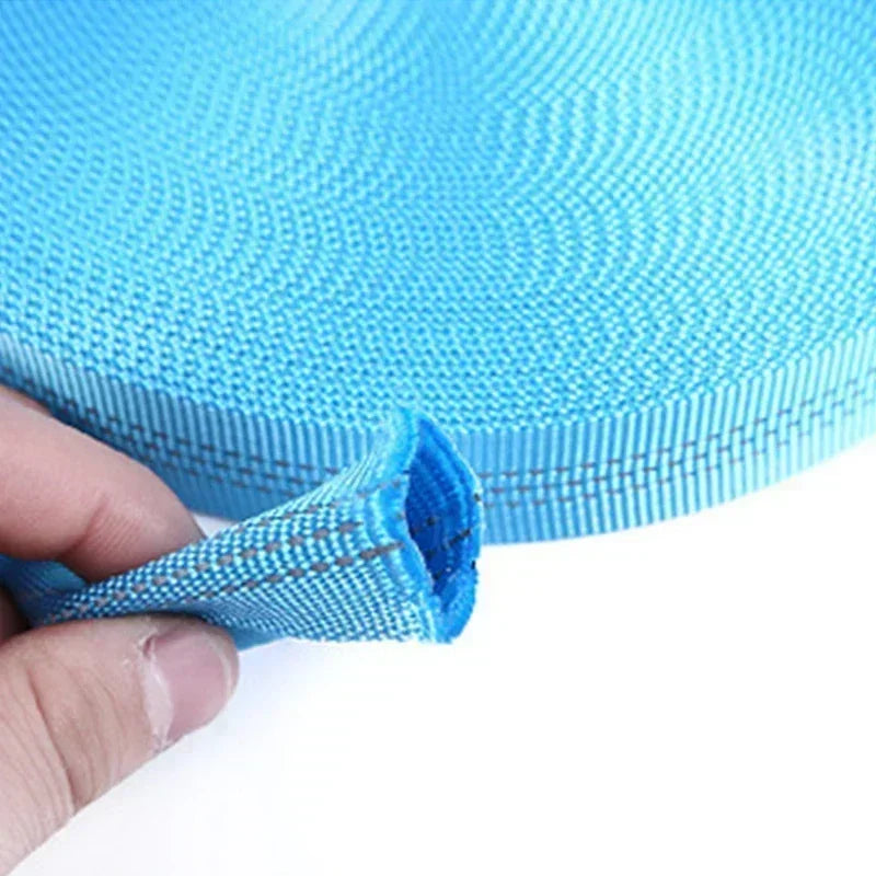 5/200Meters 25mm Nylon Tubular Webbing Tape for Sewing Bag Strap Double-layer Ribbon Backpack Belt Reflective Band DIY Accessories
