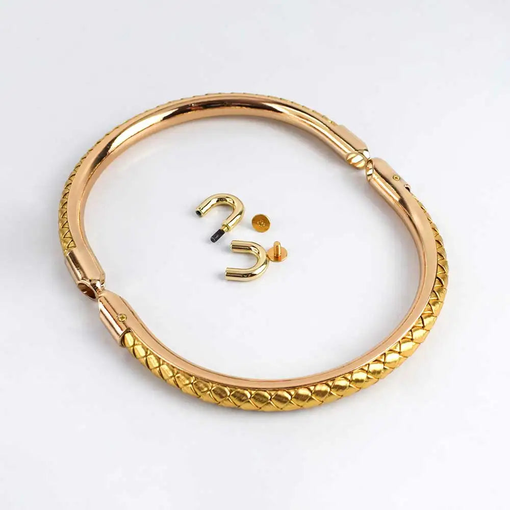Meetee 2/80Pcs125mm Metal Bag Handles for Luggage Strap Buckle Hooks DIY Bags Handle Belt Hardware Accessories