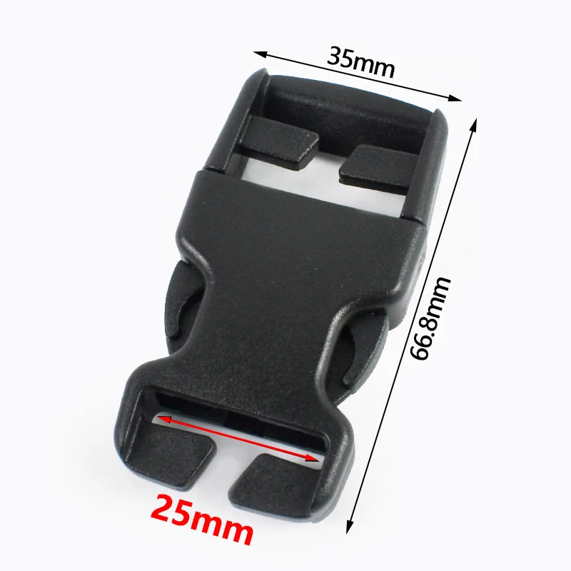 20/600Pcs 20/25/38mm Dog Collar Easy Install Plastic Buckles Webbing Strap Quick Side Release Buckle Belt Holder Adjust Hasp Clasp