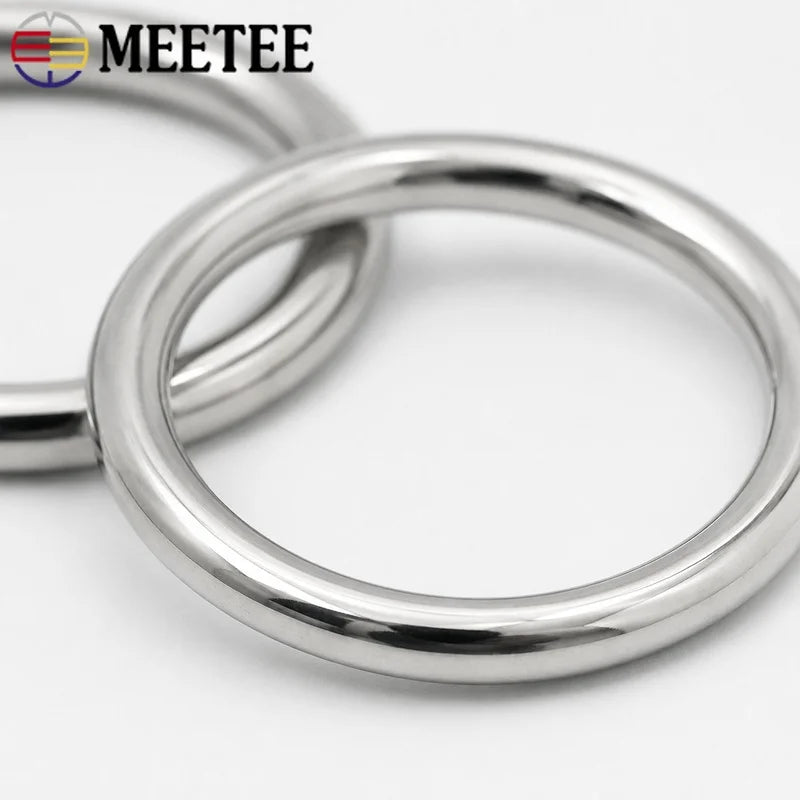 20/50Pcs 3x15-4x50mm Stainless Steel O Ring Buckle Openable Spring Hook for Pet Leash Keychain Bag Hardware Connector DIY Accessory
