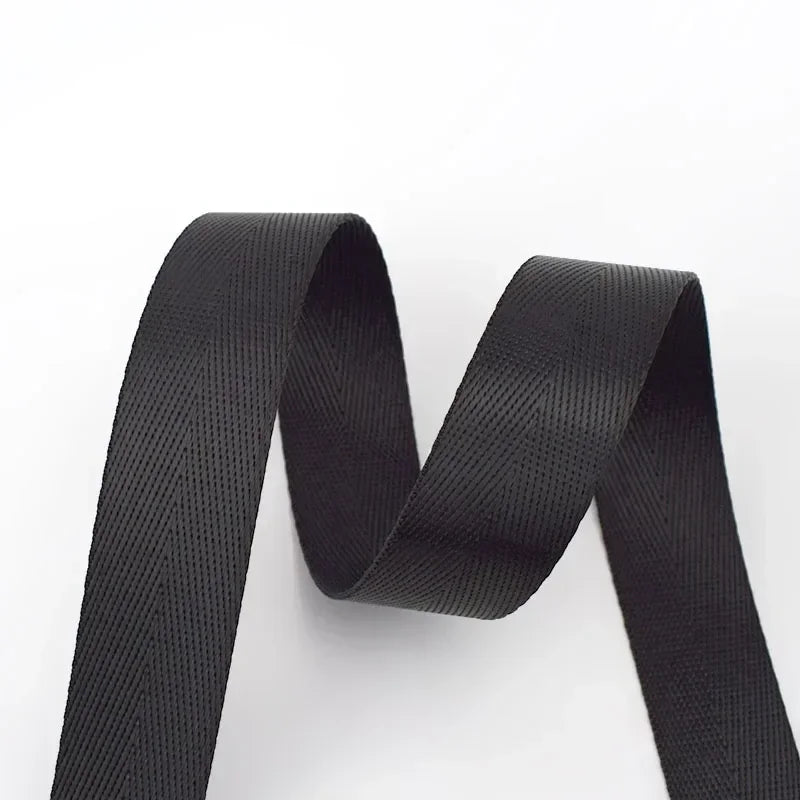 8/200Meters 20-50mm Nylon Webbing Tapes Herringbone Ribbon DIY Dog Collar Bag Knapsack Band Safety Strap Belt Sewing Accessories
