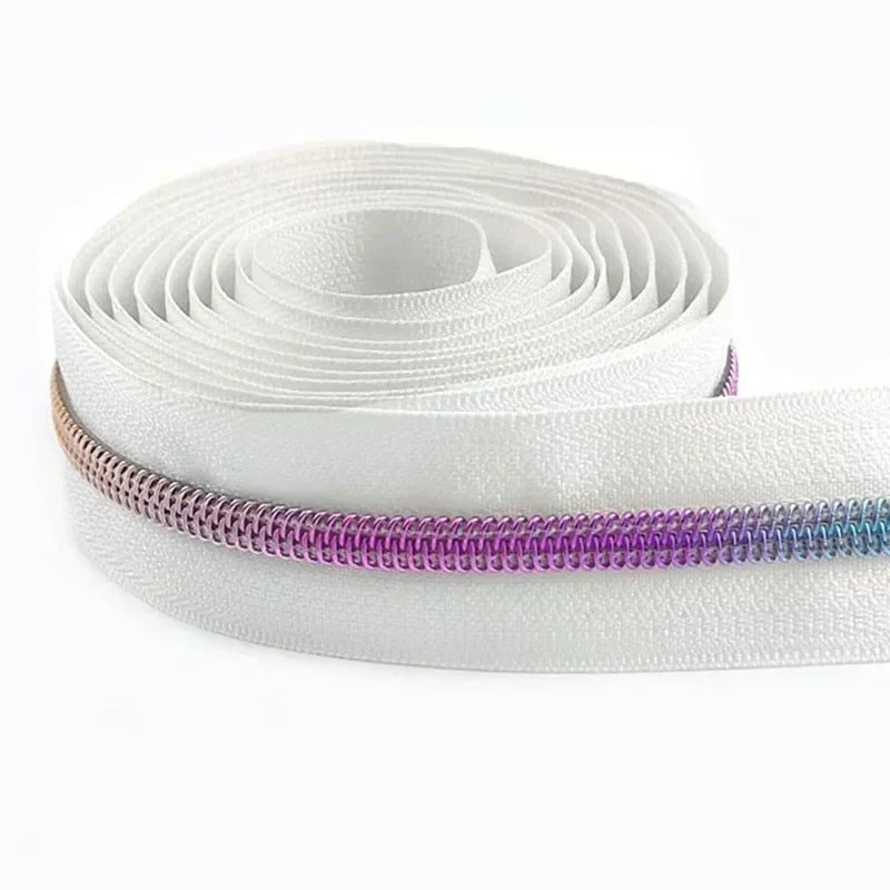 8/300M Sewing Zippers Tapes By The Meter Bag Shoes Nylon Coil Zipper Decorative Roll Bulk Zips Repair Kit DIY Accessories