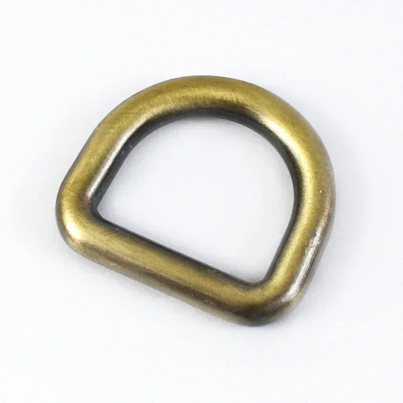 20/700Pcs Seamless Metal D Rings Buckles for Bags Purse Strap Pet Dog Collar Hardware Backpack Webbing Ring Clasp Sewing Accessories