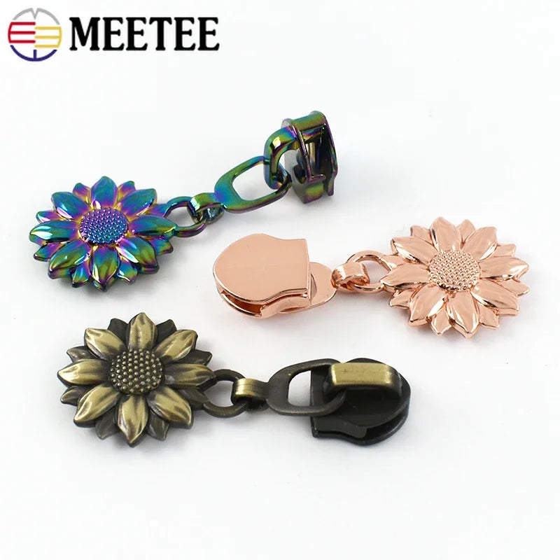15/500Pcs 5# Zipper Sliders for Nylon Zippers Bag Pocket Zips Head Garment Decorative Zip Pulls Repair Kits DIY Sewing Accessories