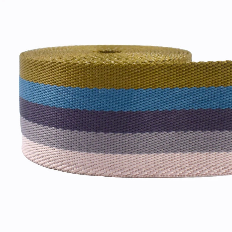 3/100Meters 38mm Thicken Polyester Jacquard Webbing Tape Luggage Decorative Belt Ribbon DIY Bags Shoulder Strap Sewing Accessories